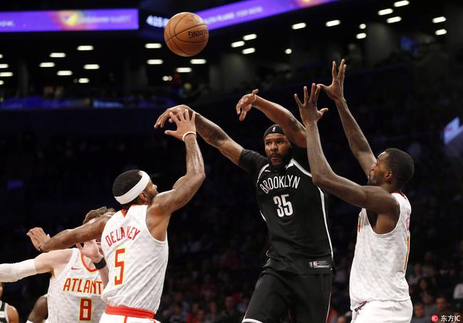 篮网队中锋连续获三双,领队击败老鹰队 篮网队中锋连续获三双,领队击败老鹰队